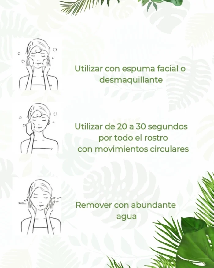 Pañito limpiador del rostro (Fibra natural) - Imagen 4