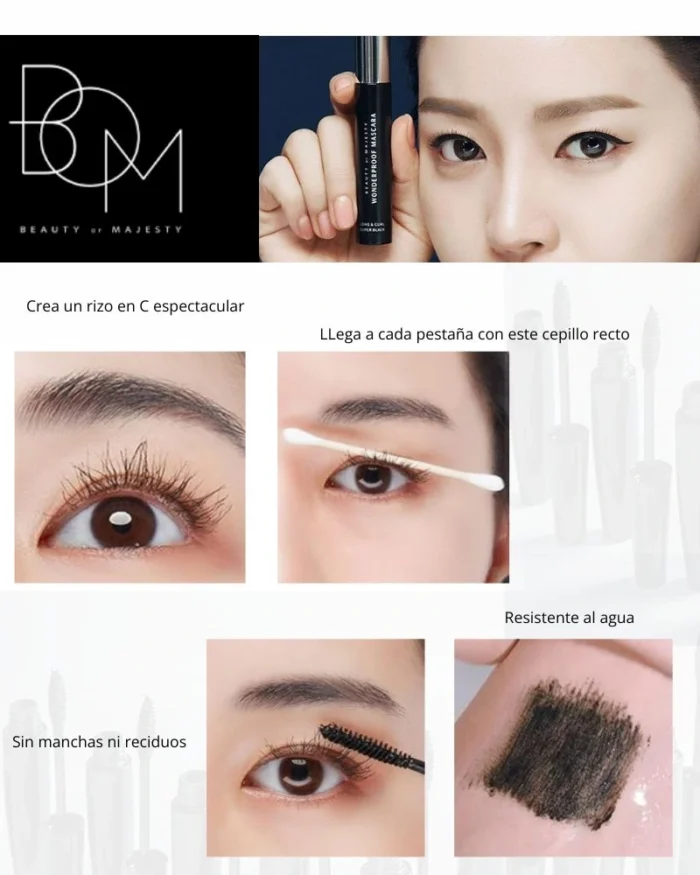 Máscara de pestañas coreana (3 tonos disponibles)- BOM - Imagen 6