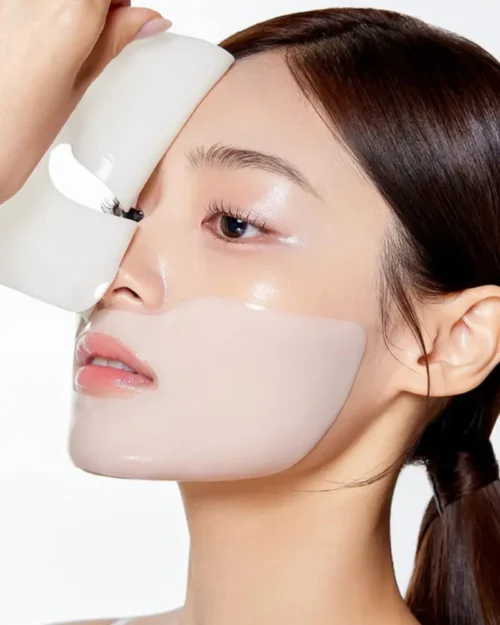 Mascarilla facial de hidrogel con colágeno y probióticos 2